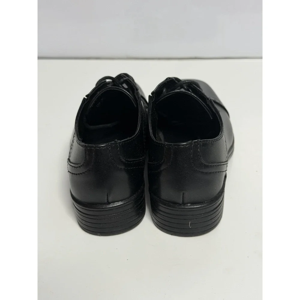 Strafford  Boys Size 11 Black Lace Up Dress Shoes New in Box